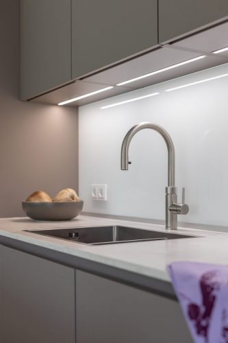 Diese Armatur kann viel: Kochendes und gekühltes Wasser mit oder ohne Kohlensäure!